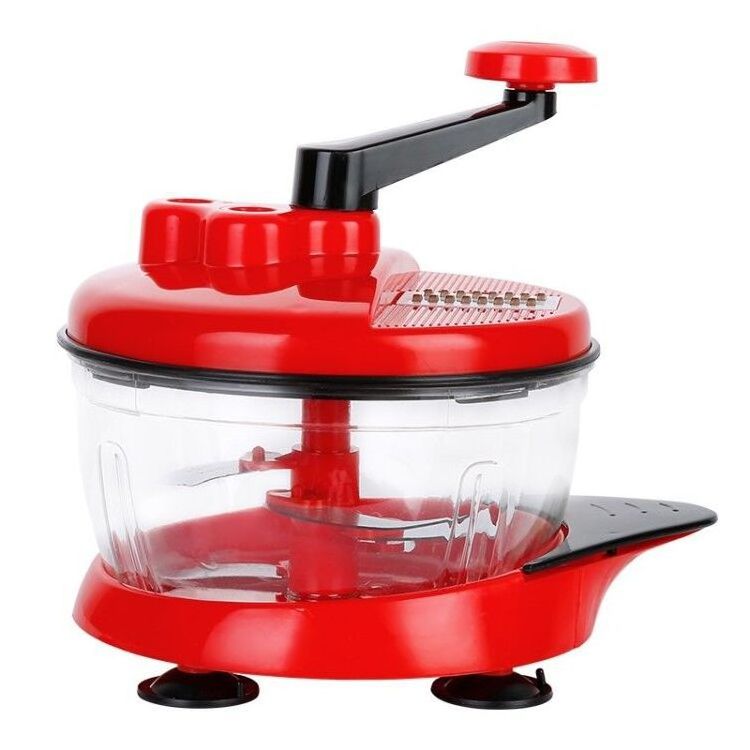 Multi-function Manual Food Processor Swift Food Vegetable Chopper With Stainless Steel Blades