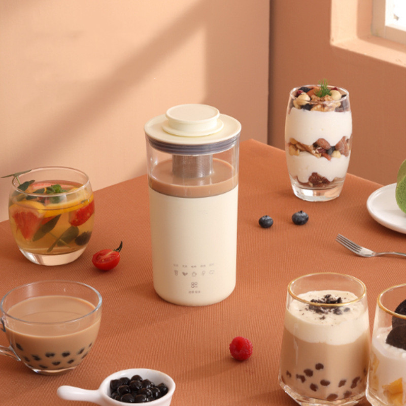 5 In 1 Electric Coffee Maker Multifunction Portable Milk Tea Machine Milk Frother Automatic Tea Maker Milk Tea Coffee