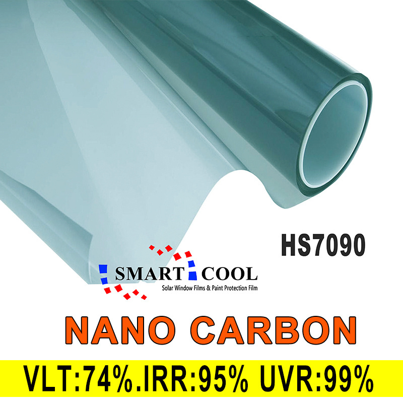 High Quality 1.52X30M Clear Vision Solar Car Tint Film Carbon Film Nano Ceramic Window Film