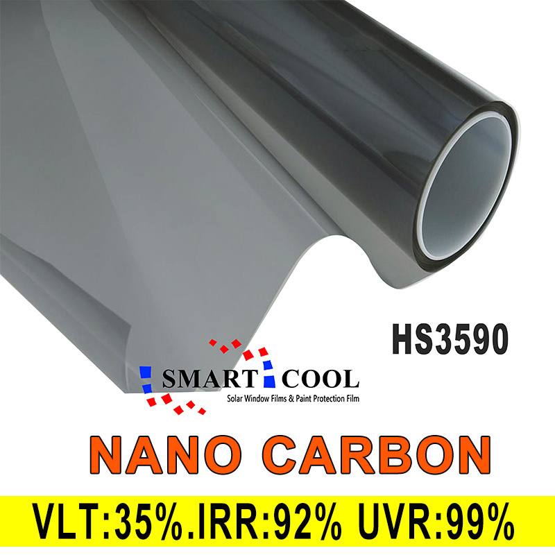 High Quality 1.52X30M Clear Vision Solar Car Tint Film Carbon Film Nano Ceramic Window Film