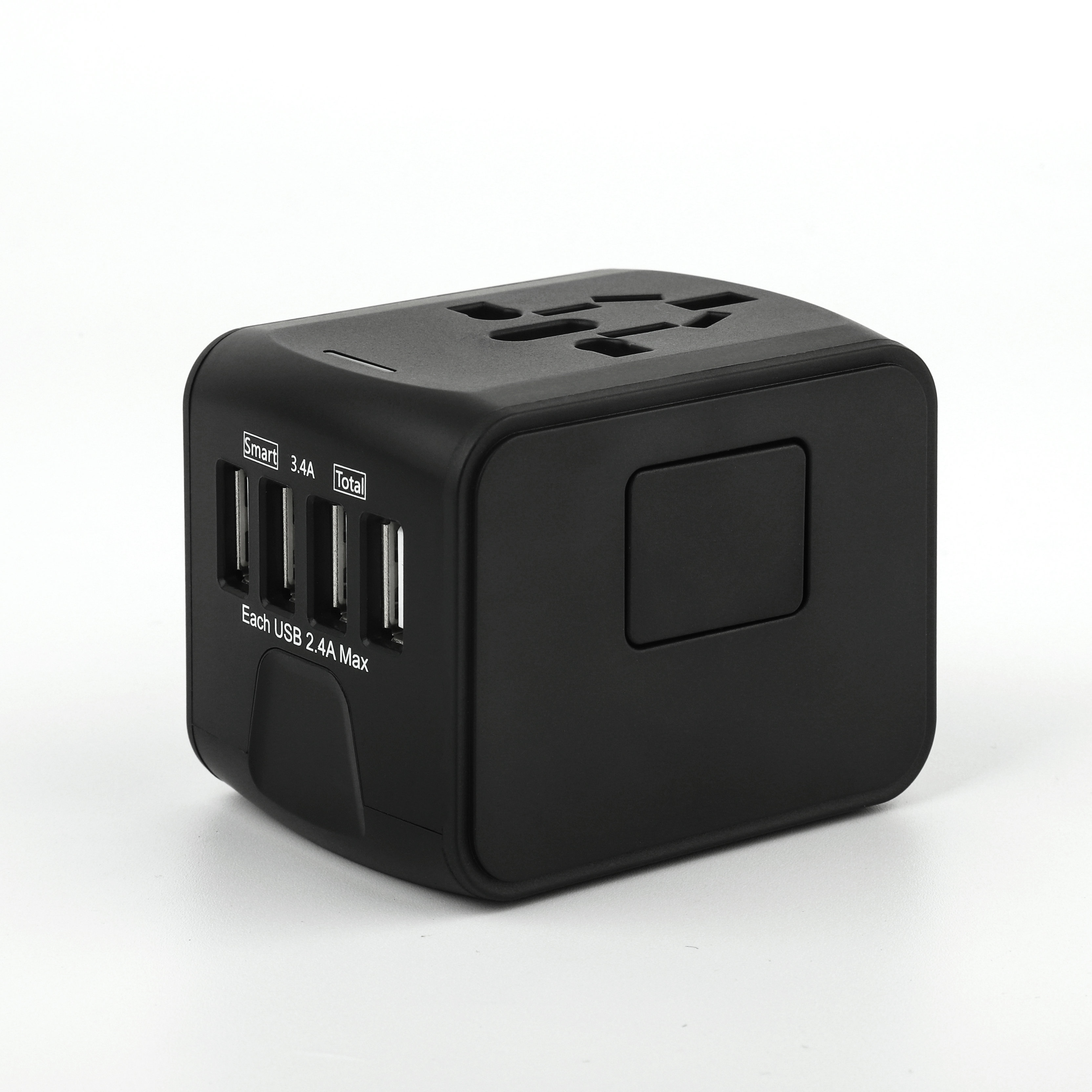 International Universal Traveller Wall Chargers UK EU US AU Plug 4 USB Travel Charger Adapter