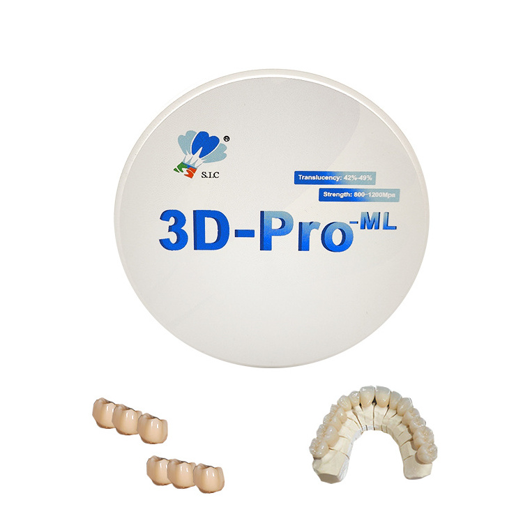 Factory Low Price 3D Multilayer Zirconia Disk Dental Laboratory