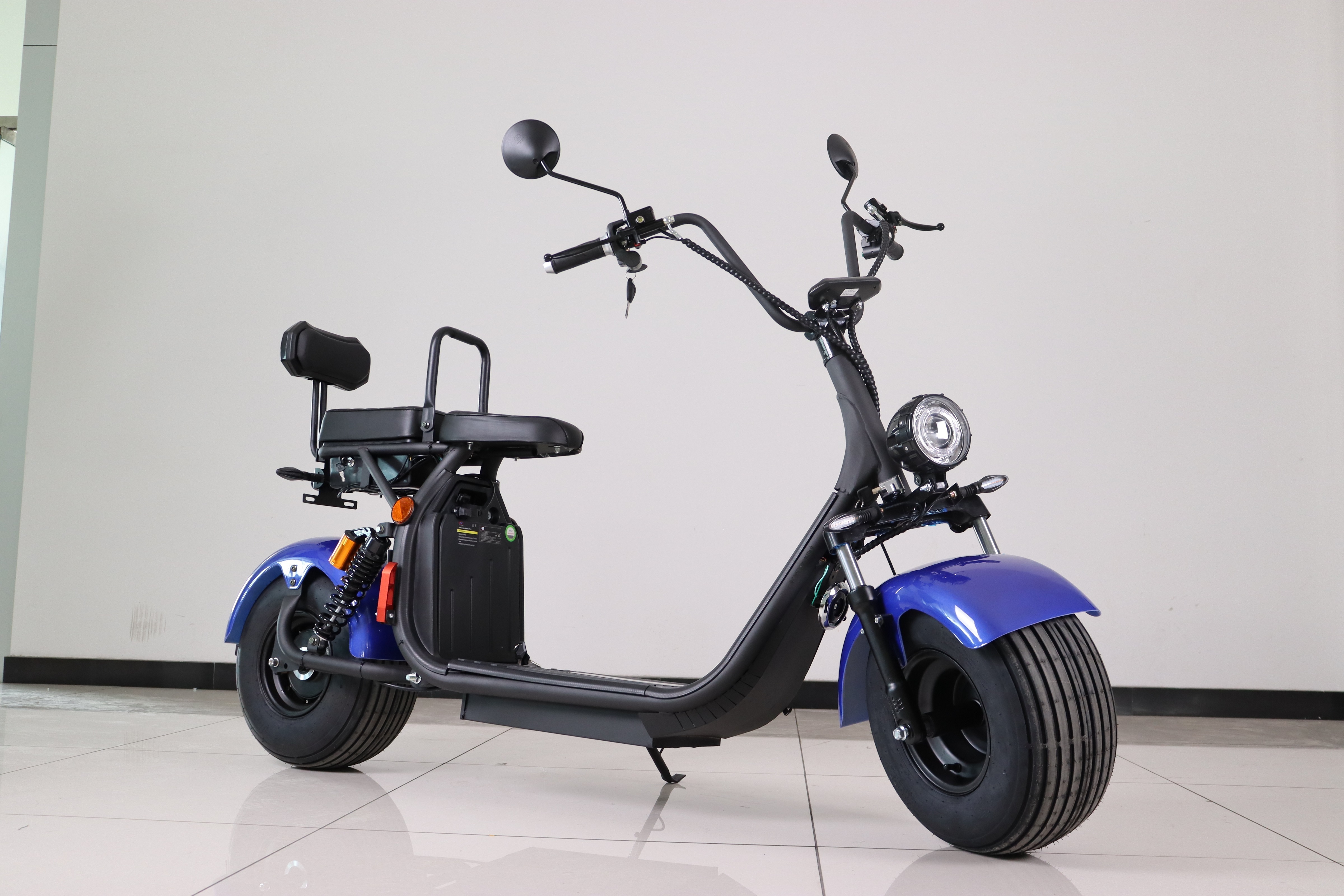 electric scooter 40 mph scooters powerful motorcycle cargo mobility 2 seater stand up adult 2400w 350w 48v dual hub scooter