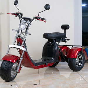 2023 Powerful citycoco 3 wheels electric golf scooter three  wheels mobility scooters for adult