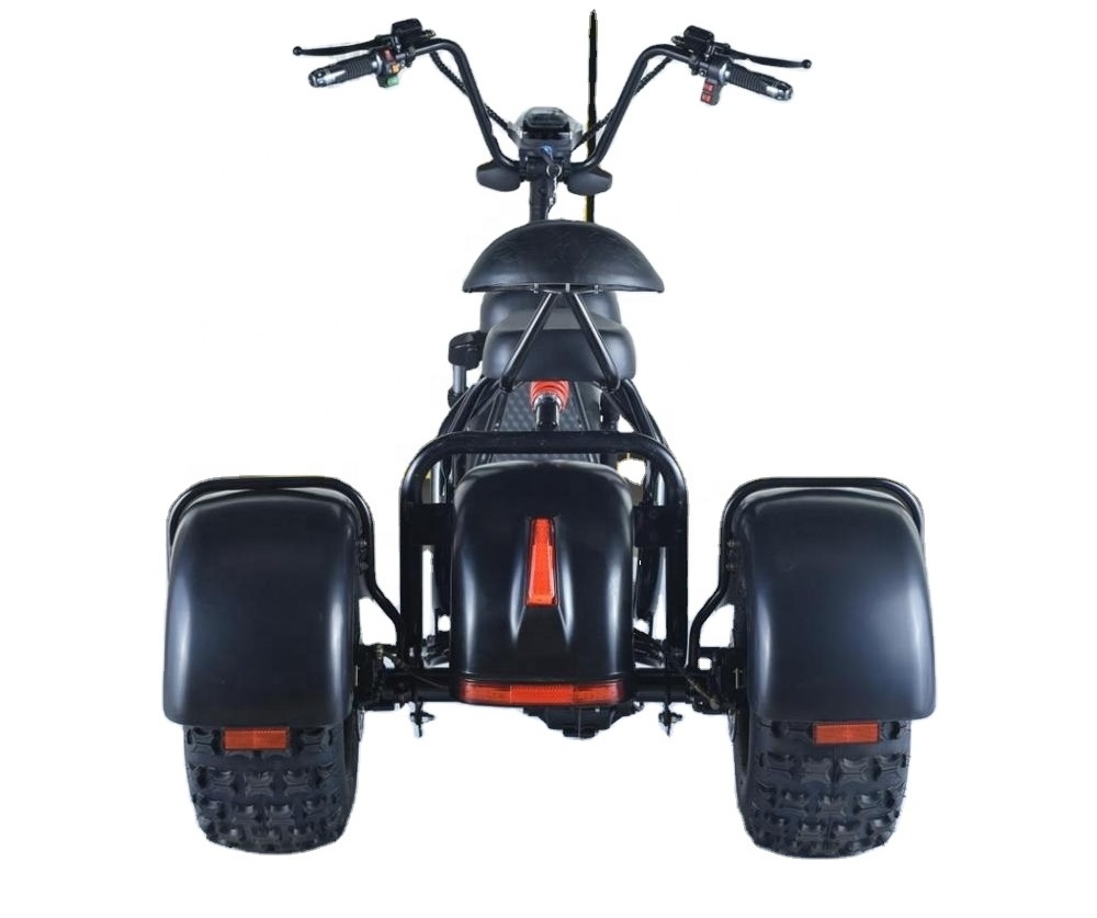 2023 Newest Design wide 3 wheels off road electric scooter adult electric scooters 5000w for Men and Women with Strong Battery