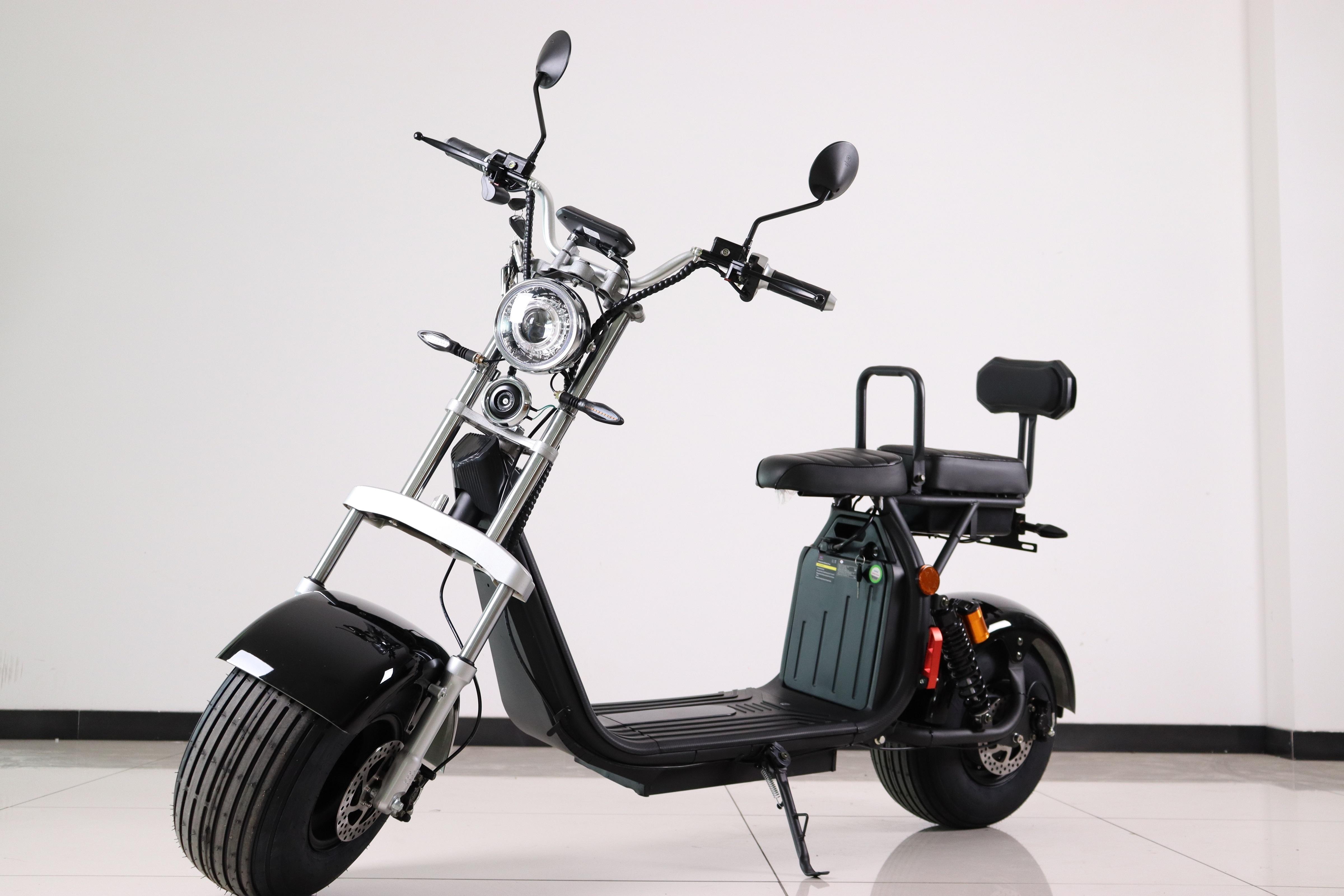 electric scooter 40 mph scooters powerful motorcycle cargo mobility 2 seater stand up adult 2400w 350w 48v dual hub scooter