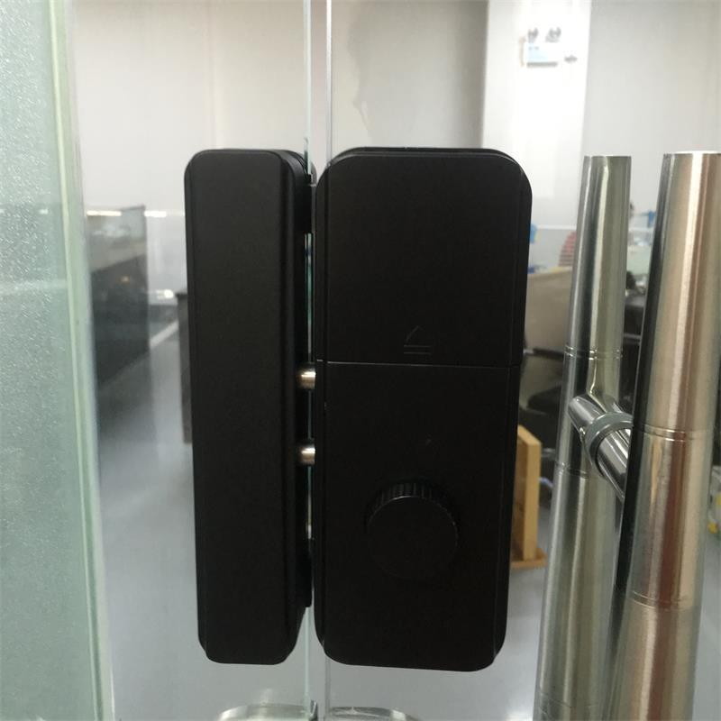 Smart Office Glass Door Lock Wifi Keyless Entry ttlock App Lock Digital Passcode Commercial Sliding Door Lock