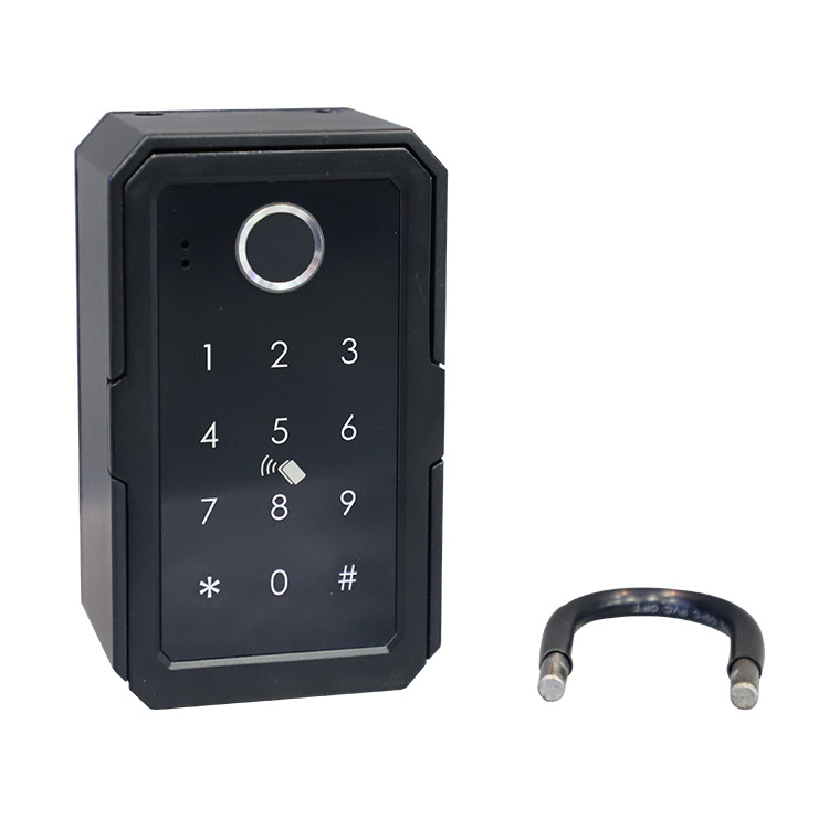 Waterproof Removable hook door box wall mounted credit card pocket money hold key storage smart lock box