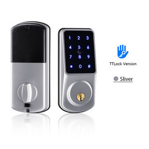 Smartek TTlock APP controls Wireless Smart Deadbolt Lock US Standard Touch Screen Electronic Door Lock