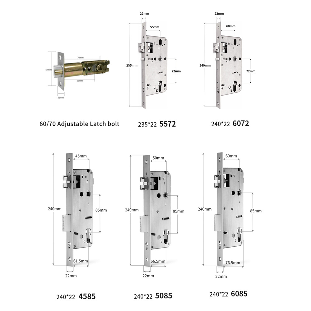 Smart Biometric Keyless Entry Door With Handle Fingerprint Door Lock Knob Deadbolt Keypad for Bedroom Home Office Apartment