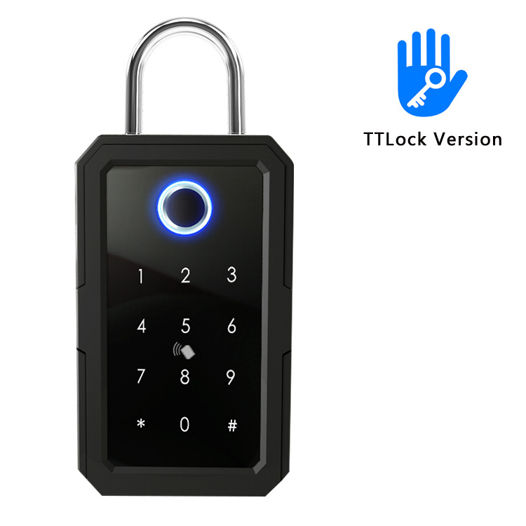 Waterproof IP65 Keypad K3F Keyless Entry Fingerprint Password Card TTLock Tuya App Smart Key Box Code Lock