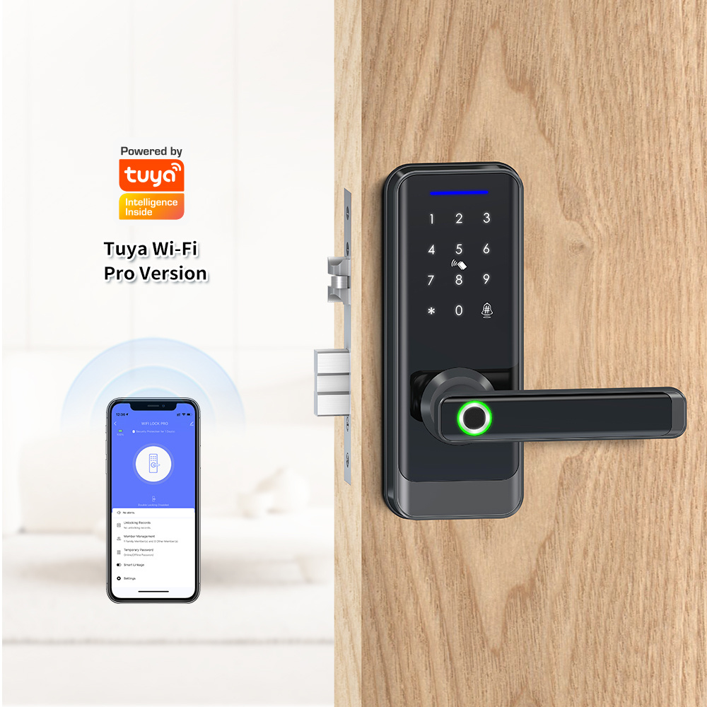 Smartek mobile remote control light strip new edition tuya app digital electronic biometric smart locks wifi fingerprint