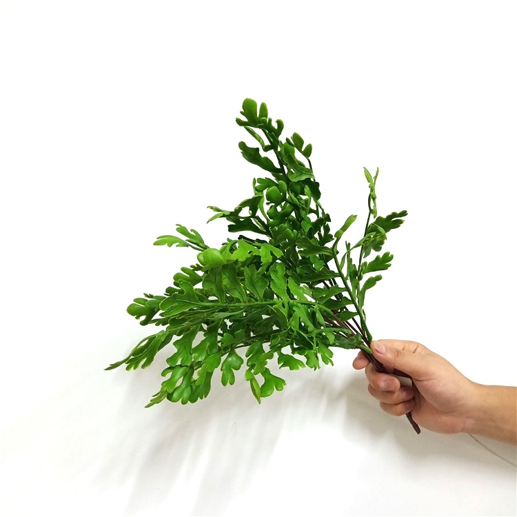 Cheap ornamental artificial bush plant plastic Small grass artificial for indoor decoration