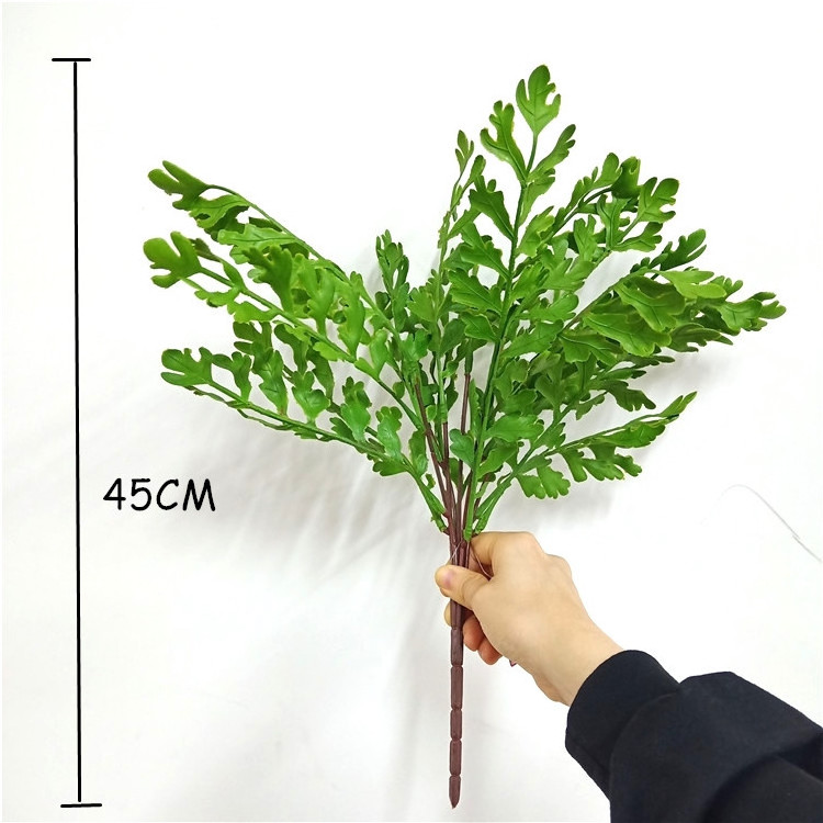 Cheap ornamental artificial bush plant plastic Small grass artificial for indoor decoration