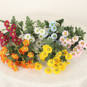 New Design artificial silk daisy flower decoration ornaments small chrysanthemums artificial flowers