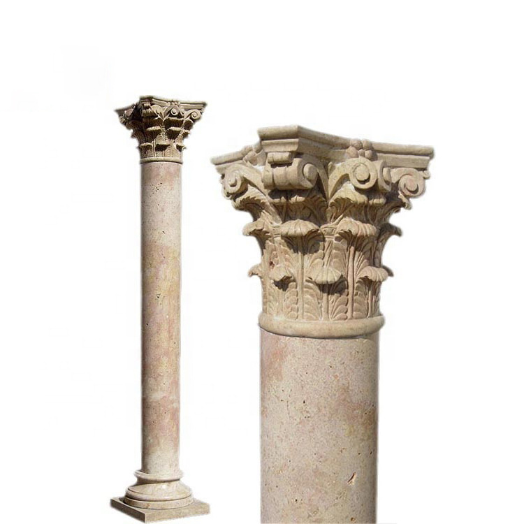 luxury marble  roma column for sale Granite column design pillar