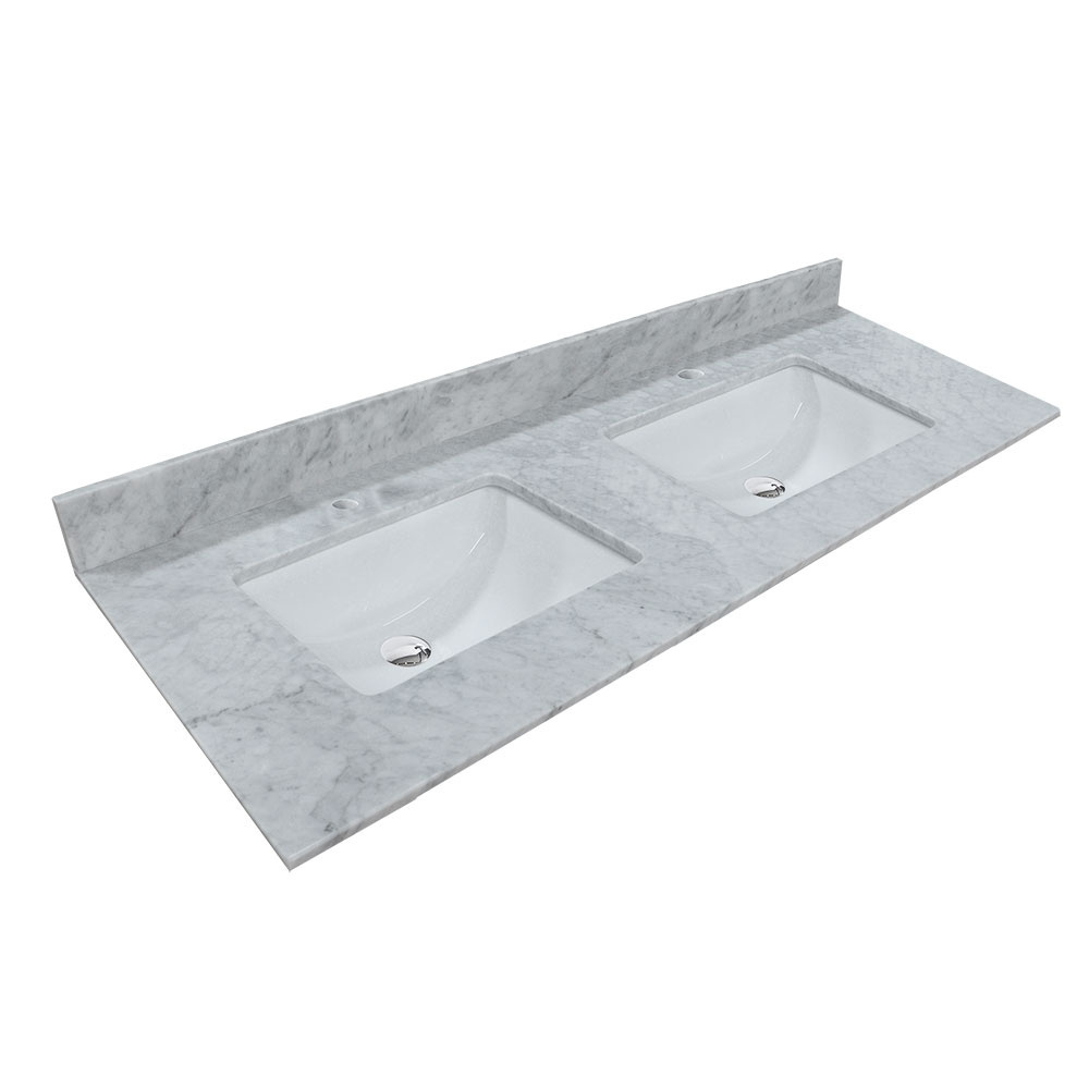 Carrara White Vanity top marble natural stone tile polished countertop hand wash basin wonderful design marble top basin