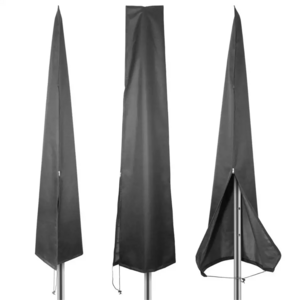 water proof patio umbrella cover with zip and draw string