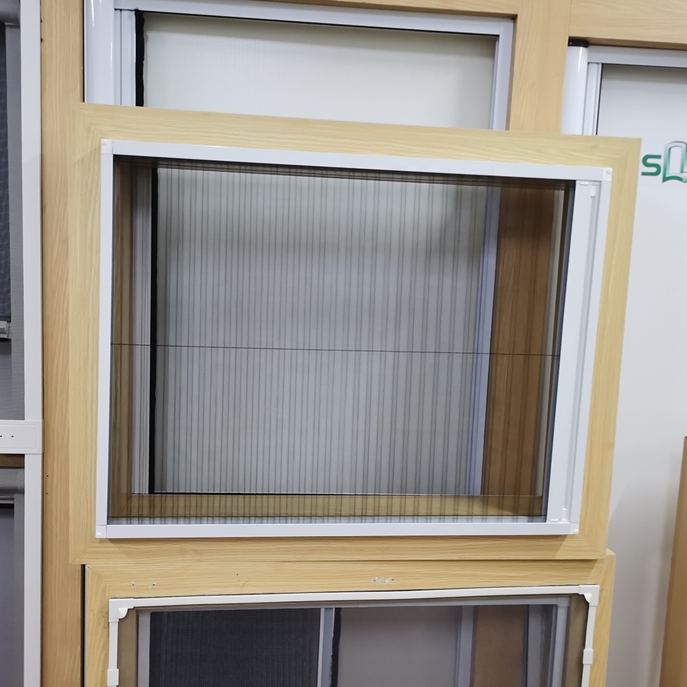 Security aluminum profile screen aluminum profile window pleated mosquito net anti mosquito fly screen mesh window