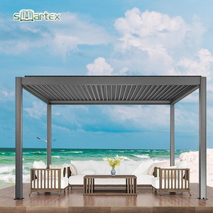 Smart Hot selling Easily Assembled retractable pergola grand patio gazebo for sale patios outdoor