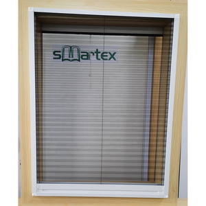 Security aluminum profile screen aluminum profile window pleated mosquito net anti mosquito fly screen mesh window