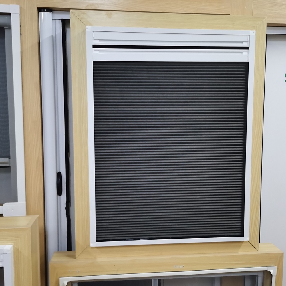 Security aluminum profile screen aluminum profile window pleated mosquito net anti mosquito fly screen mesh window