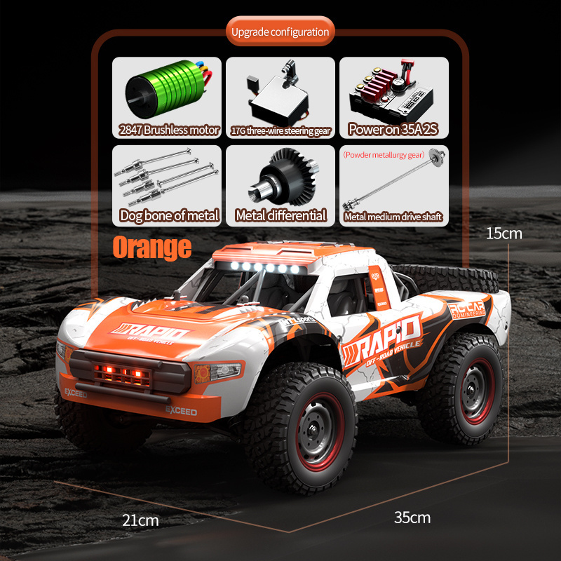 Brushless Off-road RC Buggy Fast Race Cars  Max 70 KM/H 4WD High Speed Racing Remote Control Car  For Adult