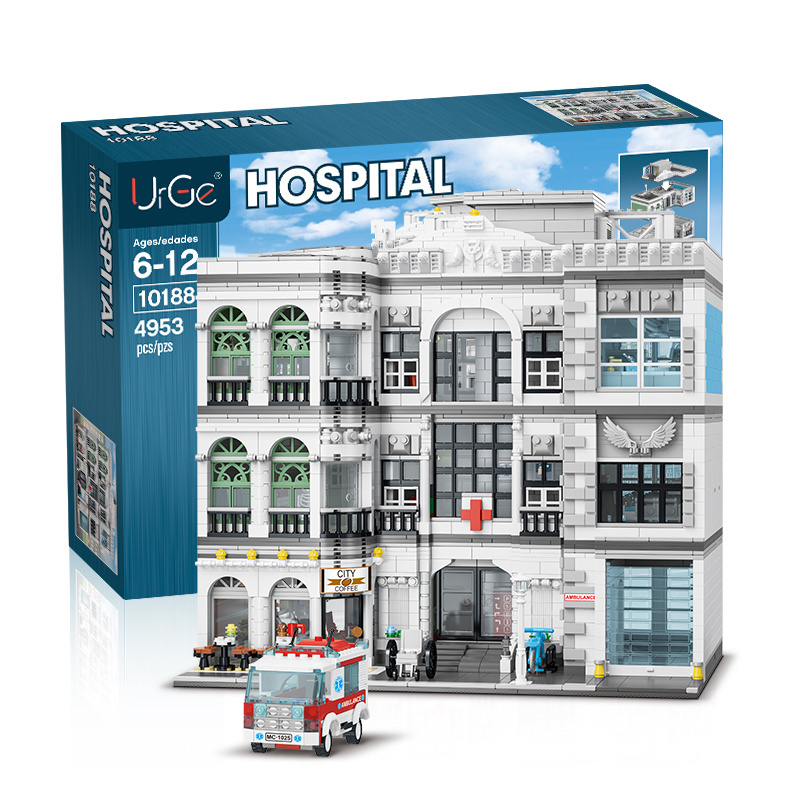 Early Educational Toys Small Particles Bricks Toys Hospital Models Bricks Child Gift Toys Set