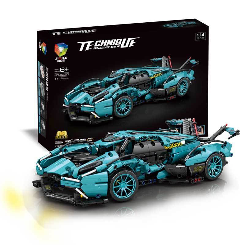 1:14  V12 Model Car Set 1148 Pcs Technique Building Blocks Racing Car Educational Bricks Sport Car For Adult