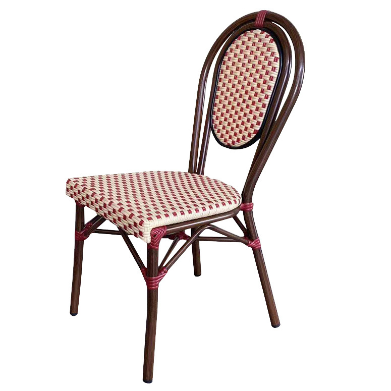 Red Black Aluminium Dining Garden Recliner Kitchen Stool Bedroom Garden Outdoor Chairs Rattan Chair