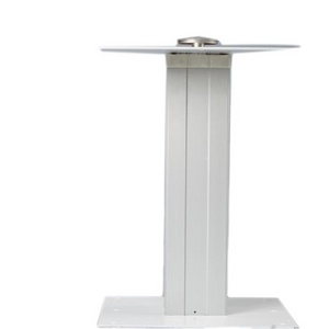 Modern Furniture Customization Metal Legs Square White Table Base Adjustable Lifting Table Leg Metal Leg