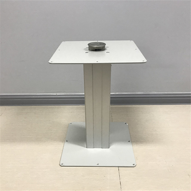 Modern Furniture Customization Metal Legs Square White Table Base Adjustable Lifting Table Leg Metal Leg