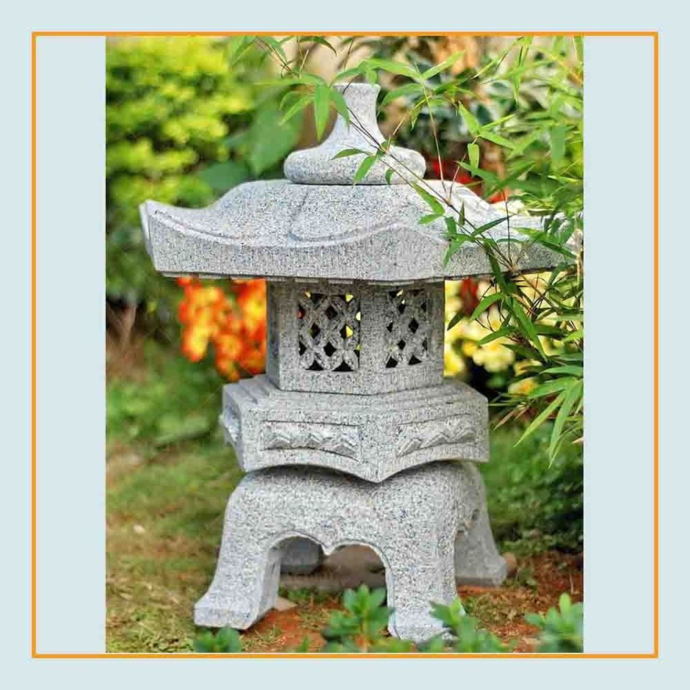 2018 Factory new carved outdoor anitque garden decor japanese stone lantern for sale