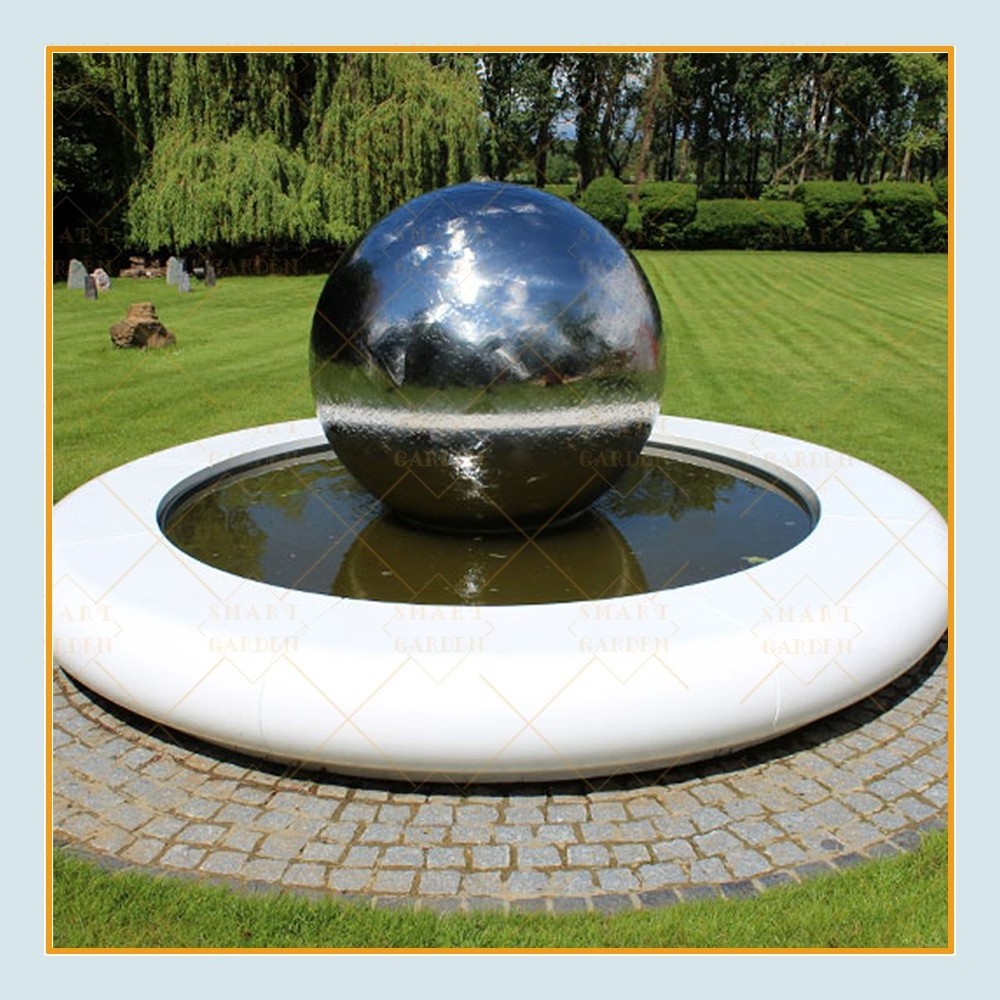 Quyang Factory custom large outdoor ring abstract metal stainless steel circle sculpture for garden decoration