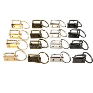 Wholesale Metal Split Ring 1 inch 1 1/4 inch 1 1/2 inch Key Fob Hardware Key Chain Wristlet Accessores with Key Ring for Lanyard