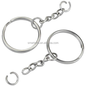 DIY Keychain 25mm iron Key Rings Chains Accessories Split Key Ring for promotional gifts