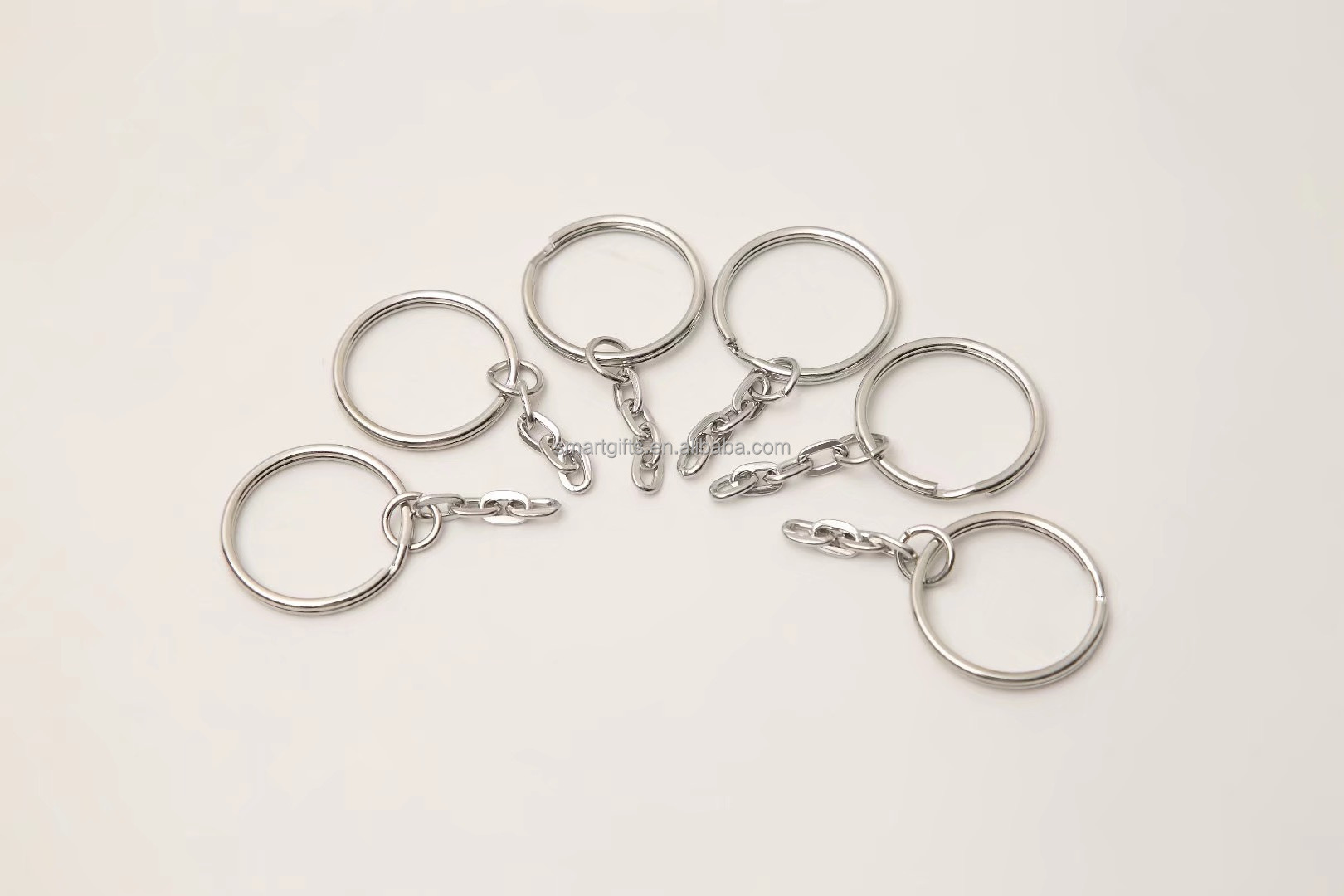 DIY Keychain 25mm iron Key Rings Chains Accessories Split Key Ring for promotional gifts