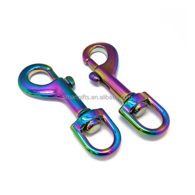 Wholesale Swivel Zinc Alloy Dog Leash Snap Hook Lobster Clasps For Hiking Camping Carabiner Pet Chain Accessories