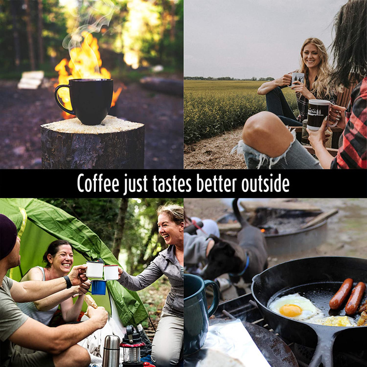 9 CUP Campfire or Stove Top Coffee Making Coffee Pot