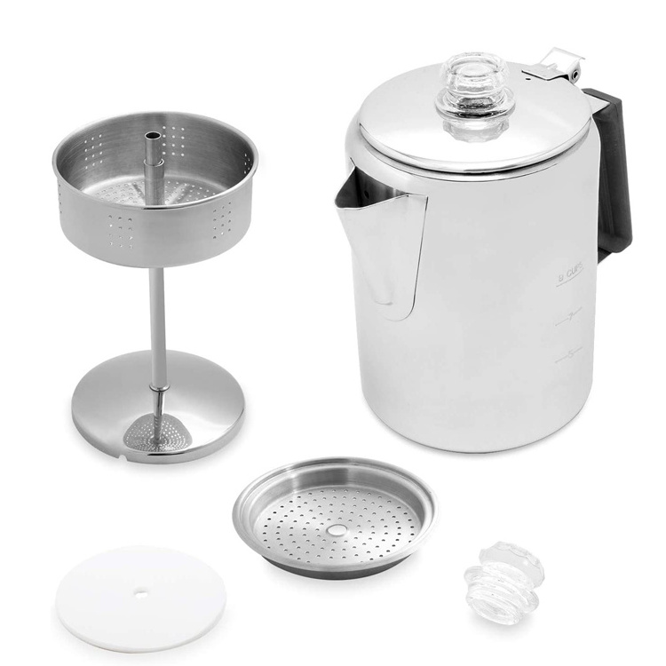 9 CUP Campfire or Stove Top Coffee Making Coffee Pot