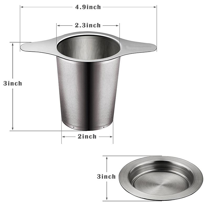 304 stainless steel tea leak tea maker binaural tea filter Infuser