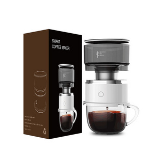 Home and Travel Use 160ML Mini Hand Brew Automatic Portable Drip Electric Coffee Makers Mini Drip Moka Coffee Maker