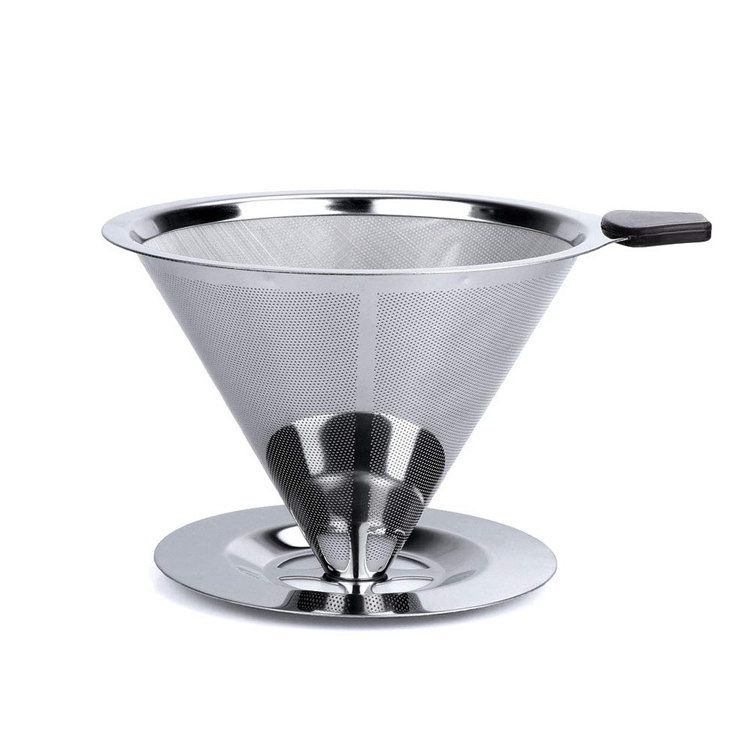 Pour Over Coffee Dripper Paperless Reusable Coffee Filter Pour Over Coffee Maker for Single Cup Brew