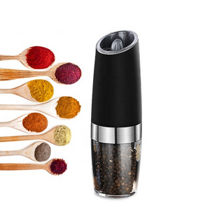 Large output spice gravity electric salt and pepper plastic pepper grinder