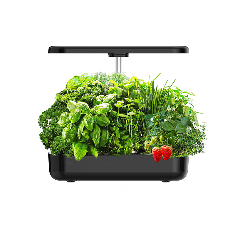 New pots with 12 Pods Intelligent Flower Garden Hydroponic Growing System LED Screen Touch Panel Control Smart Garden