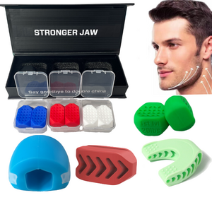 face chewing and neck toning me device toner facial fitness jaw line mouth trainer ball exercise jawline jaw exerciser