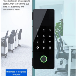 Smartier Office Fingerprint Door Lock Keyless Electronic For Glass Door Keypad Digital Tuya Ble Smart Locks