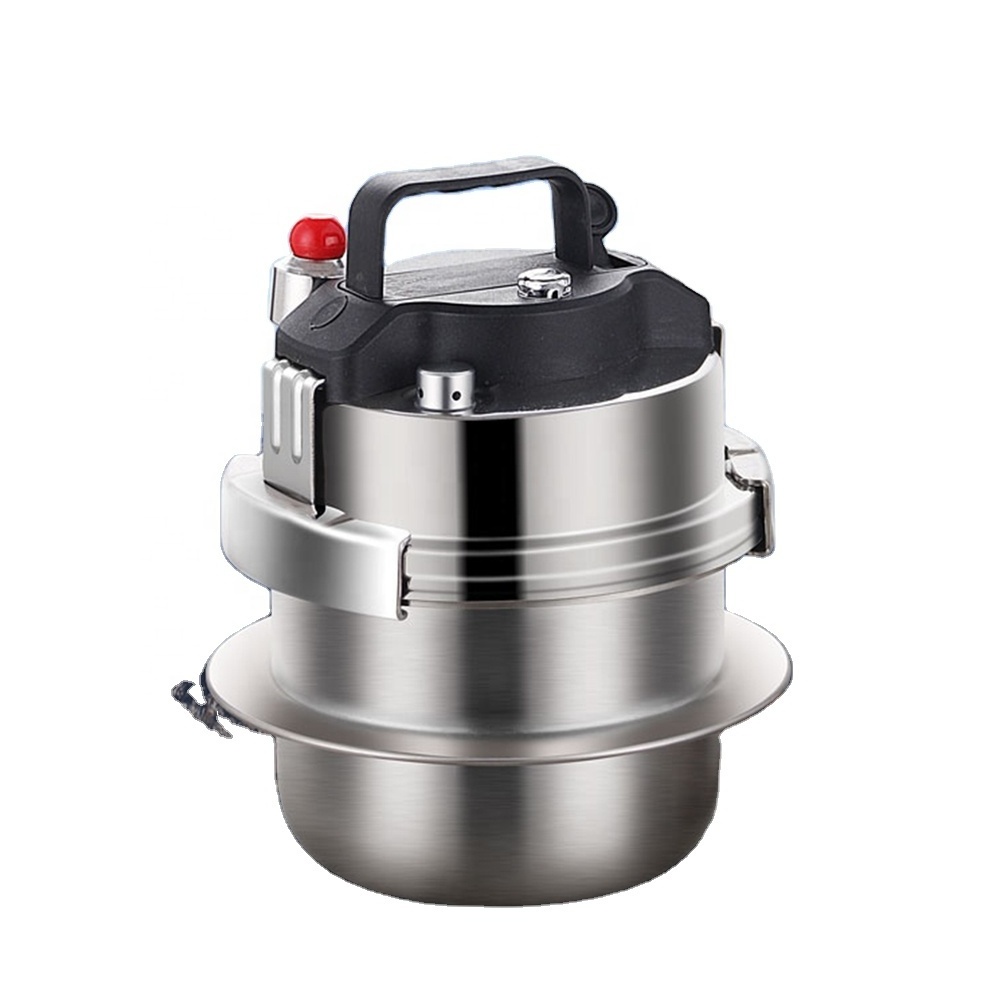 Pressure Cooker Outdoor Camping Small 2L Stainless Mini Stainless Steel Pressure Cooker