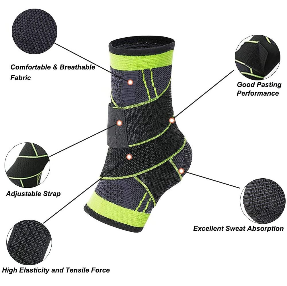 2023 Ankle Brace Compression Ankle Support with Adjustable Wrap Ankle Socks for Men Women for Plantar Fasciitis Achilles Tendon