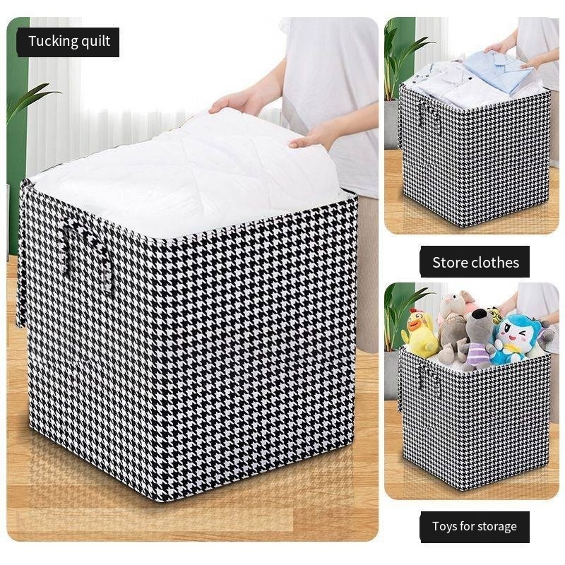 2024 Hot Sale Clothes Storage Foldable Blanket Storage Bags Storage Containers for Organizing Bedroom Closet Clothing Comforter